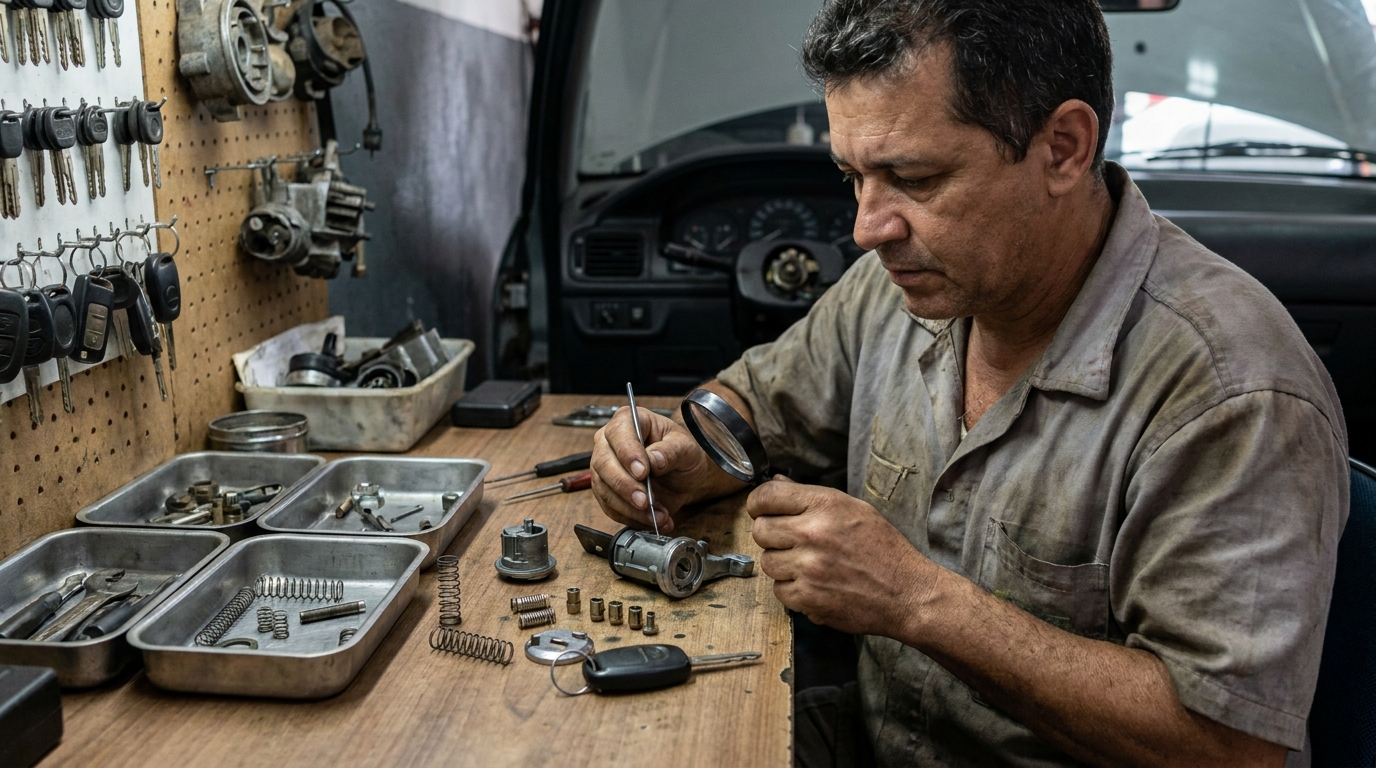 Reparo de Fechadura Automotiva em Cascavel‑PR