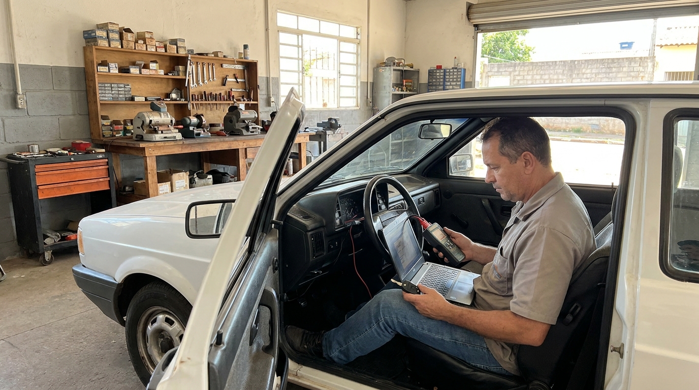 Reparo de Sistema Antifurto em Cascavel‑PR